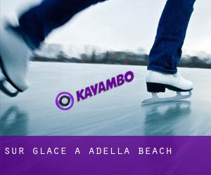 Sur glace à Adella Beach