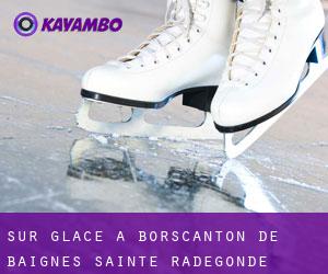 Sur glace à Bors(Canton de Baignes-Sainte-Radegonde)