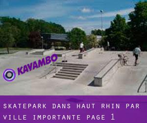 Skatepark dans Haut-Rhin par ville importante - page 1