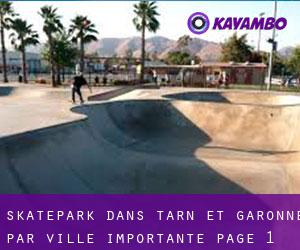 Skatepark dans Tarn-et-Garonne par ville importante - page 1
