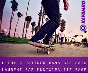 lieux à patiner dans Bas-Saint-Laurent par municipalité - page 1