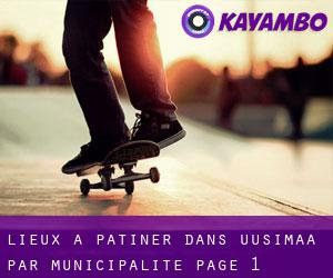 lieux à patiner dans Uusimaa par municipalité - page 1