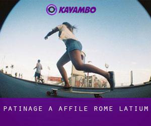 patinage à Affile (Rome, Latium)