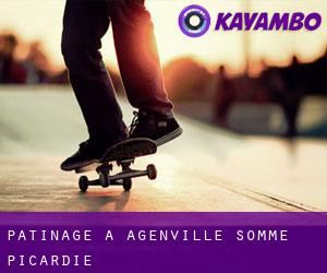 patinage à Agenville (Somme, Picardie)