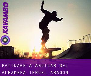 patinage à Aguilar del Alfambra (Teruel, Aragon)