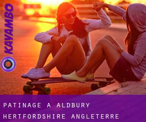 patinage à Aldbury (Hertfordshire, Angleterre)