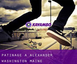 patinage à Alexander (Washington, Maine)