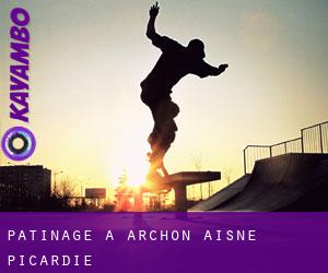 patinage à Archon (Aisne, Picardie)