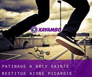 patinage à Arcy-Sainte-Restitue (Aisne, Picardie)