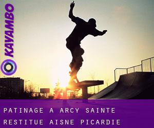 patinage à Arcy-Sainte-Restitue (Aisne, Picardie)