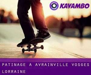 patinage à Avrainville (Vosges, Lorraine)