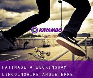 patinage à Beckingham (Lincolnshire, Angleterre)