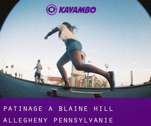 patinage à Blaine Hill (Allegheny, Pennsylvanie)