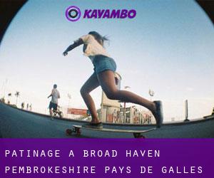 patinage à Broad Haven (Pembrokeshire, Pays de Galles)