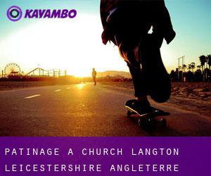 patinage à Church Langton (Leicestershire, Angleterre)