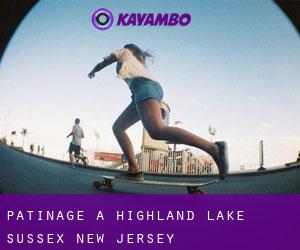 patinage à Highland Lake (Sussex, New Jersey)