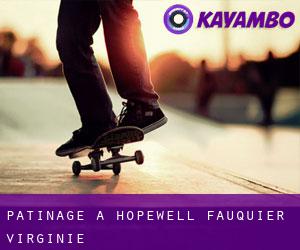 patinage à Hopewell (Fauquier, Virginie)